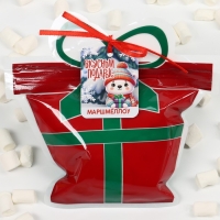 Новый год! Маршмеллоу в пакете с шильдиком &laquo;Вкусный подарок&raquo;, со вкусом пломбира, 40 г