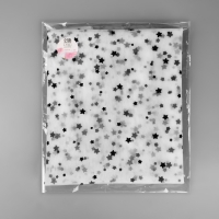 Сетка с флоком &laquo;Звёзды&raquo;, 150 см, 1 &plusmn; 0,2 м, цвет белый