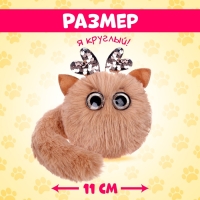 Мягкая игрушка &laquo;Лупоглазики. Кэнди-плюш: Пончик&raquo;, с питомцем, 11 см