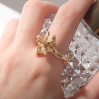 Кольцо «Таяние» бесформенное, цвет золото, безразмерное Кольцо «Таяние» бесформенное, цвет золото, безразмерное