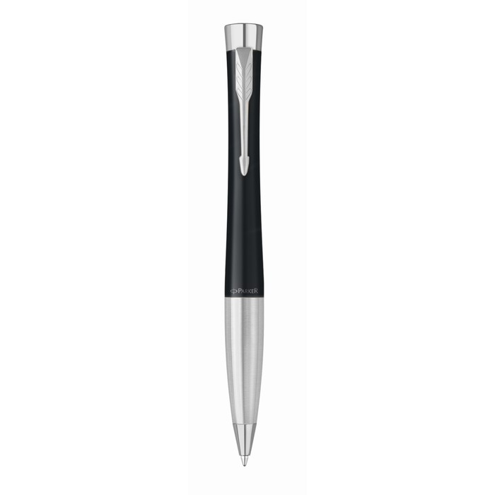 Ручка шариковая Parker Urban Core K314 Muted Black CT М, 1.0 мм, корпус из латуни, синие чернила