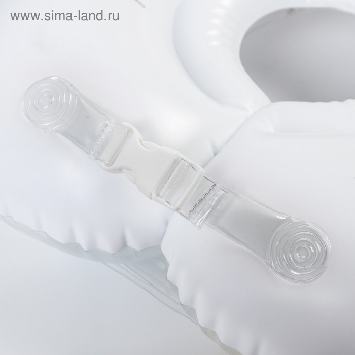 Круг для плавания на шею Kengu, &laquo;Кенгуру&raquo;, надувной, с ручками, цвет белый