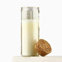 Свеча новогодняя &laquo;Счастья&raquo;, на Новый год, аромат корица, 9 х 3,5 см