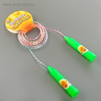 Скакалка детская &laquo;Давай прыгать&raquo;, цвет зелёный