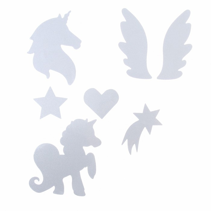 Дождевик &laquo;Единорожка&raquo; со светоотражающими наклейками, рост 120-160 см