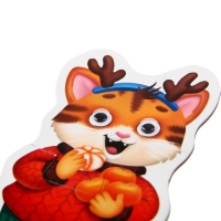 Макси-пазлы с глазками &laquo;Новый год&raquo;, 4 пазла, 8 деталей