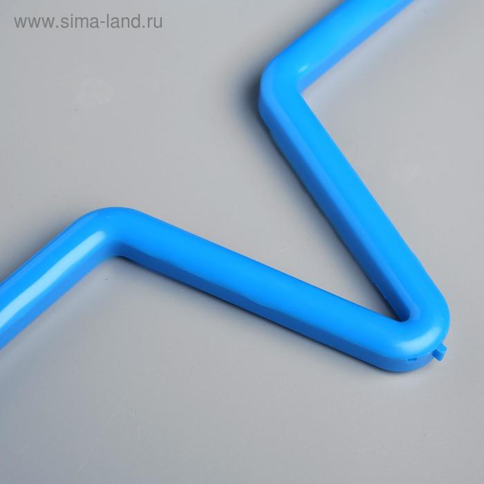 Светодиодная фигура &laquo;Звезда&raquo; 28 см, пластик, 220 В, свечение синее