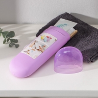 Футляр для зубной щётки и пасты, 20&times;6,5&times;3 см, цвет МИКС