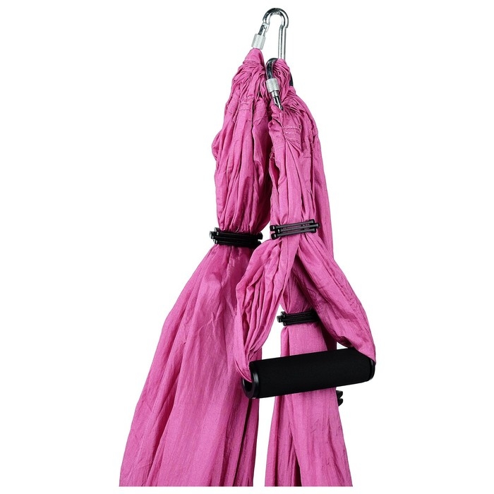 Гамак для йоги Sangh, 250&times;140 см, цвет розовый