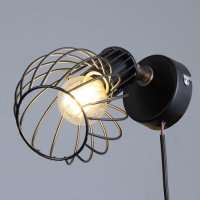 Бра с переключателем на проводе "Бьянка" Е14 40Вт черный 17х11х17см Бра с переключателем на проводе "Бьянка" Е14 40Вт черный 17х11х17см