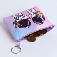 Кошелёк монетница на молнии, цвет МИКС Кошелёк монетница на молнии, цвет МИКС