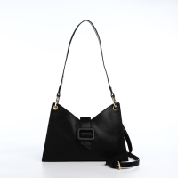 Сумка-мессенджер на молнии, цвет чёрный