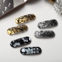 Невидимка для волос "Герти" (набор 6 шт) грация узоры, 5,5 см Невидимка для волос "Герти" (набор 6 шт) грация узоры, 5,5 см