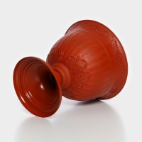 Кашпо уличное на ножке &laquo;Ангара&raquo;, 8 л, цвет терракотовый