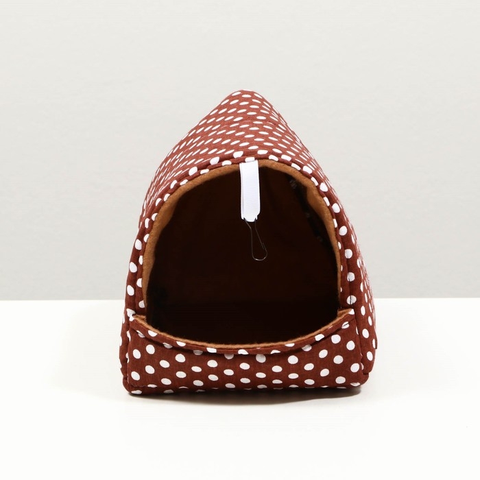 Домик Домик "Шалаш" для грызунов 17*22*17 см, бязь флис, поролон