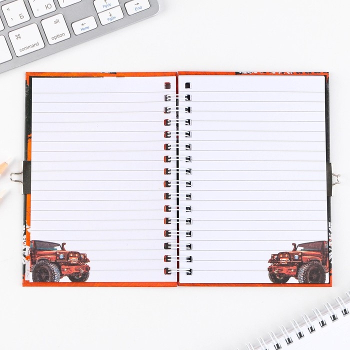 Блокнот на замочке А6, 50 л &laquo;Настоящий герой&raquo;