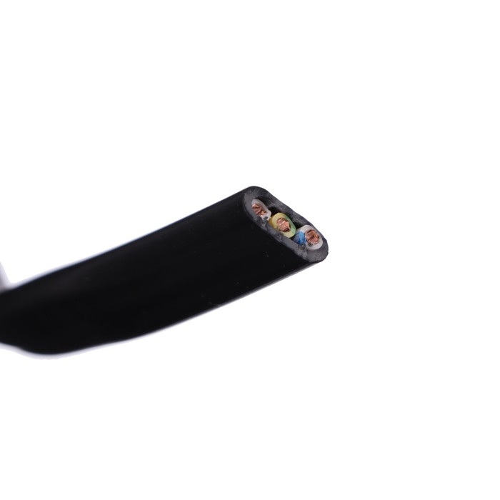 Кабель Кабель "ULC" ВВГ-Пнг(A)-LS, сечение 3х2.5 мм2, 20 м, ГОСТ, чёрный