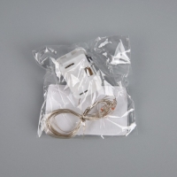 Гирлянда &laquo;Нить&raquo; 1 м роса. IP20, нить серебристая, 10 LED, 4.6 В, AG13x3 (в комплекте), 3 режима, свечение красное