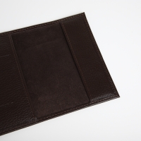 Обложка для паспорта, TEXTURA, цвет коричневый