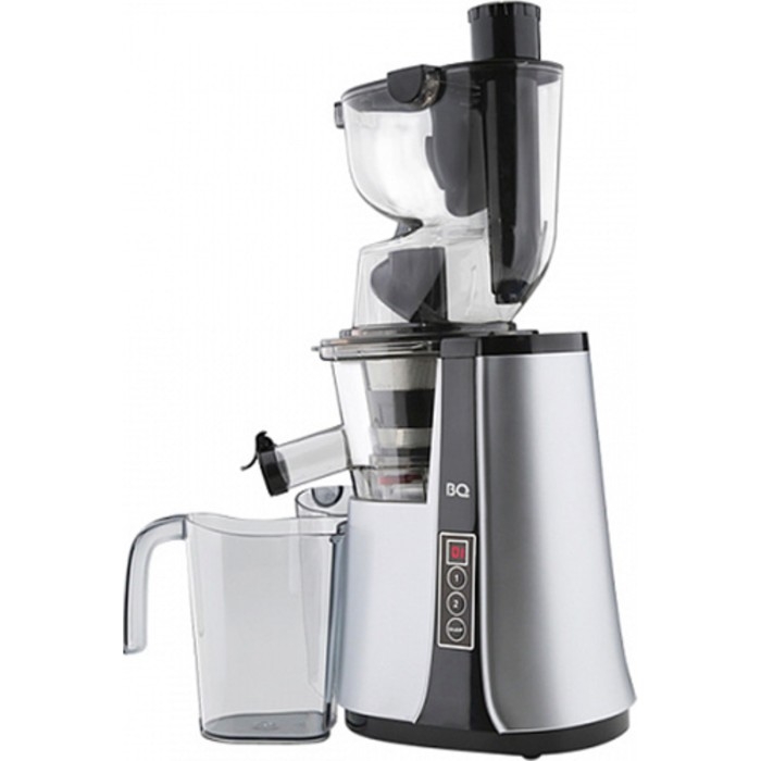 Соковыжималка BQ J2004, шнековая, 200 Вт, 0.9/0.9 л, 70 об/мин, серебристо-чёрная Соковыжималка BQ J2004, шнековая, 200 Вт, 0.9/0.9 л, 70 об/мин, серебристо-чёрная