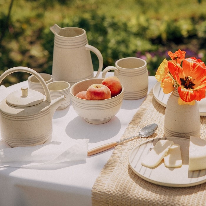 Молочник керамический SL Home «Райяс», 1,3 л, 16,5×13×18 см, цвет бежевый Молочник керамический SL Home «Райяс», 1,3 л, 16,5×13×18 см, цвет бежевый