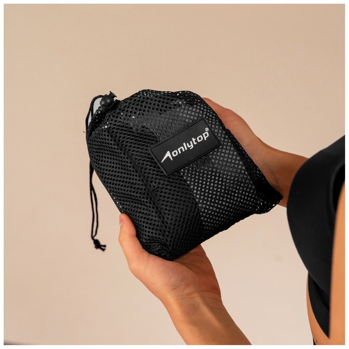 Набор из 3 петель для фитнеса ONLYTOP: нагрузка 18, 27, 36 кг, 204х4 см