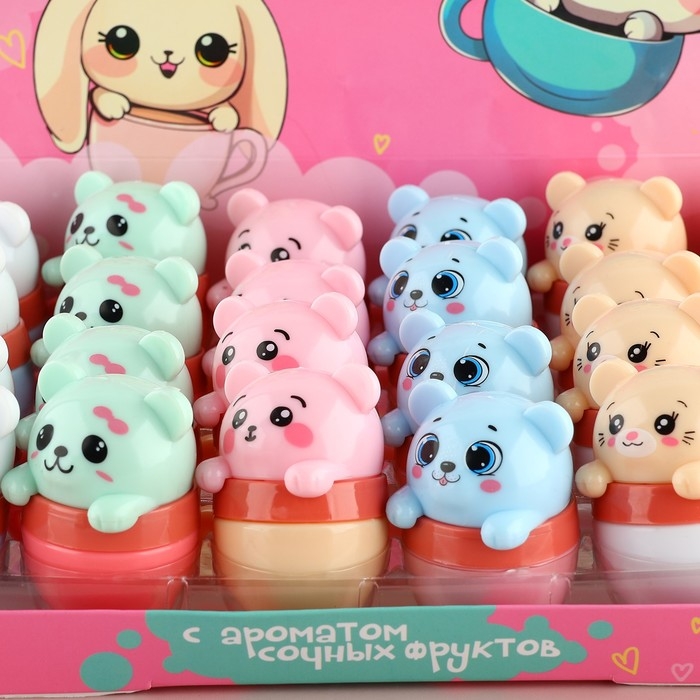 Блеск для губ «Зверюшки», 10 гр, фруктовый аромат Блеск для губ «Зверюшки», 10 гр, фруктовый аромат