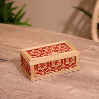 Шкатулка из бамбука 17х10х7 см