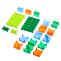 Конструктор блочный марблс &laquo;Турбошарики&raquo;, 128 деталей