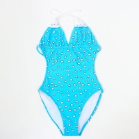 Купальник слитный для девочки, цвет голубой, рост 104 Купальник слитный для девочки, цвет голубой, рост 104