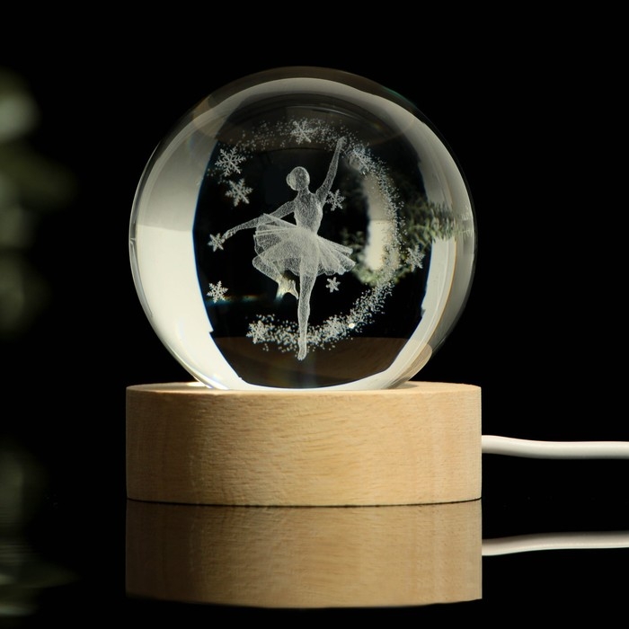 Светильник на Новый Год &laquo;Новогодняя коллекция:Балерина&raquo;, диам. 6 см