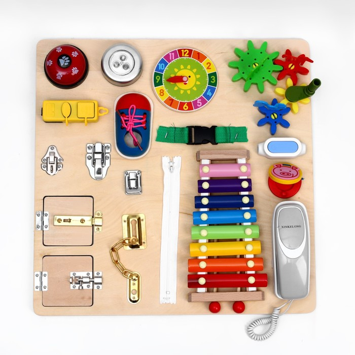 Бизиборд &laquo;Сказка&raquo; 45,5&times;45,5&times;5 см