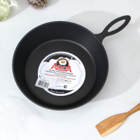 Сковорода &laquo;Сотейник&raquo;, d=26 см, h=6,5 см , без крышки, антипригарное покрытие, цвет чёрный