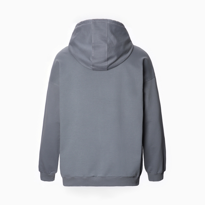 Толстовка мужская, начёс, цвет тёмно-серый, размер 54 Толстовка мужская, начёс, цвет тёмно-серый, размер 54