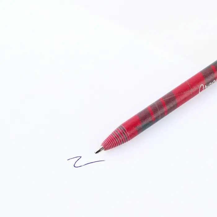 Ручка-эко шариковая, синяя паста, 1.0 мм &laquo; Счастье в Новом году!&raquo;