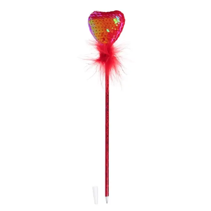 Ручка &laquo;Сердечко&raquo;, синие чернила, МИКС