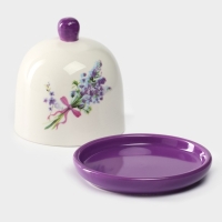 Лимонница Доляна &laquo;Лаванда&raquo;, 9&times;9 см, цвет белый