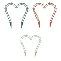 Шпалера, 29&times;27&times;0.3 см, пластик, цвет МИКС, &laquo;Сердечко&raquo;