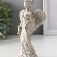 Фигура Бог сканди &laquo;Валькирия&raquo; 14&times;7.5&times;6 см, серая