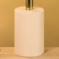 Подсвечник на 1 свечу "Кубок" бежевый с золотом 10х10х28,5 см