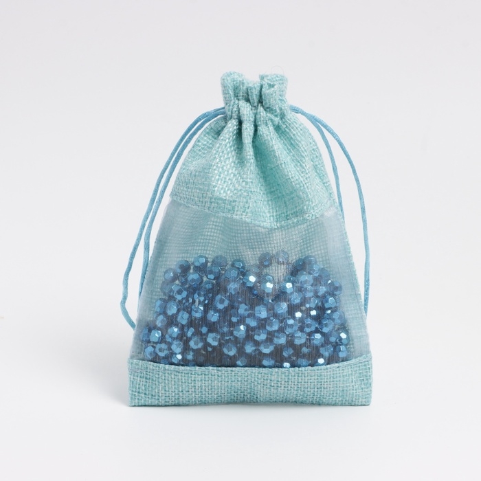 Льняной мешочек для хранения украшений, подарков, трав, 10 х 14 см, набор из 5 штук Льняной мешочек для хранения украшений, подарков, трав, 10 х 14 см, набор из 5 штук