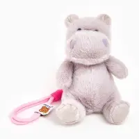 Мягкая игрушка на подвесе "Милый бегемотик", 16 см