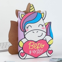Копилка деревянная &laquo;Единорог&raquo;