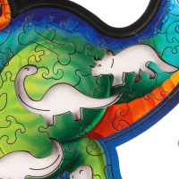 Пазл деревянный фигурный «Тирекс», 67 элементов Пазл деревянный фигурный «Тирекс», 67 элементов