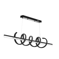 Светильник "Вихрь" LED 38Вт 6000К чёрный 100х18-110 см Светильник "Вихрь" LED 38Вт 6000К чёрный 100х18-110 см