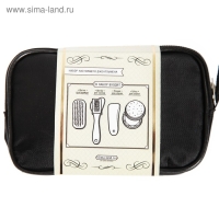 Подарочный набор дорожный для обуви &laquo;Идеальный мужчина&raquo;: щётка 2 шт, губка, лопатка