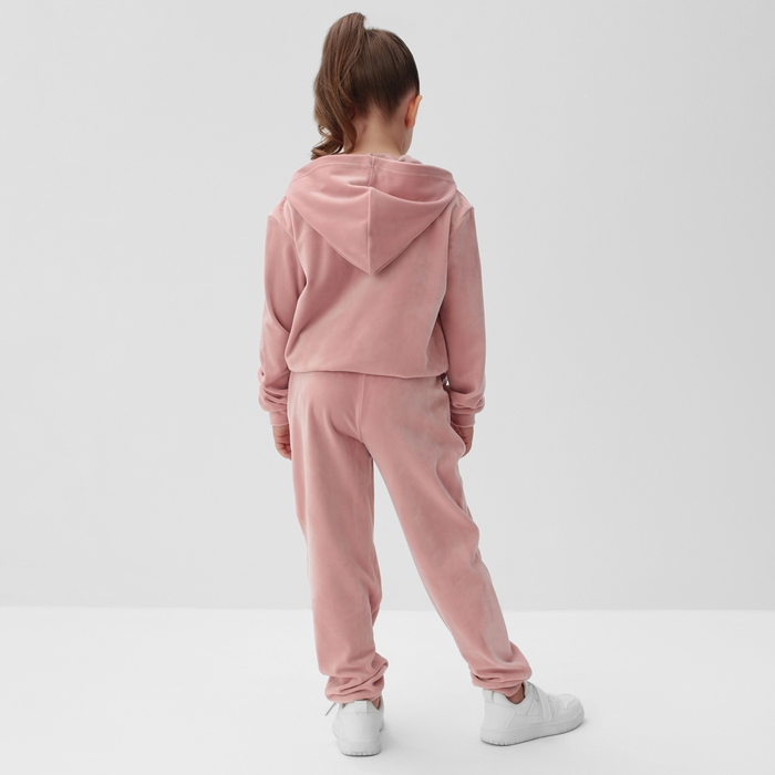 Костюм детский (толстовка, брюки) KAFTAN Костюм детский (толстовка, брюки) KAFTAN "Basic line" размер 36 (134-140см), розовый
