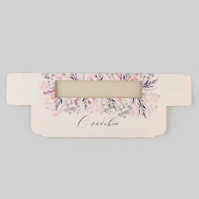 Коробка складная &laquo;С любовью&raquo;, 18 х 5.5 х 5.5 см.