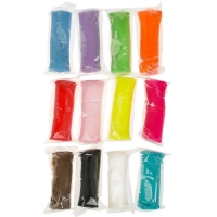 Тесто для лепки в ведре &laquo;Синий трактор&raquo;, 12 цв.