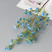 Цветы искусственные "Вероника Георгия" 92 см, голубой